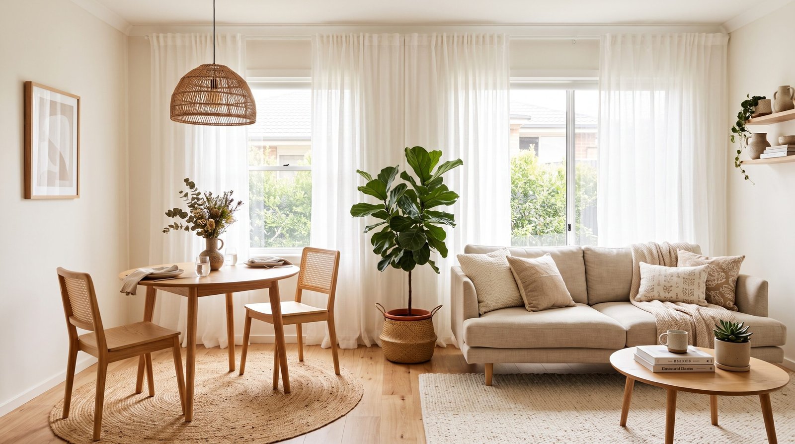 21 Small Living & Dining Room Combo Ideas That Feel Spacious