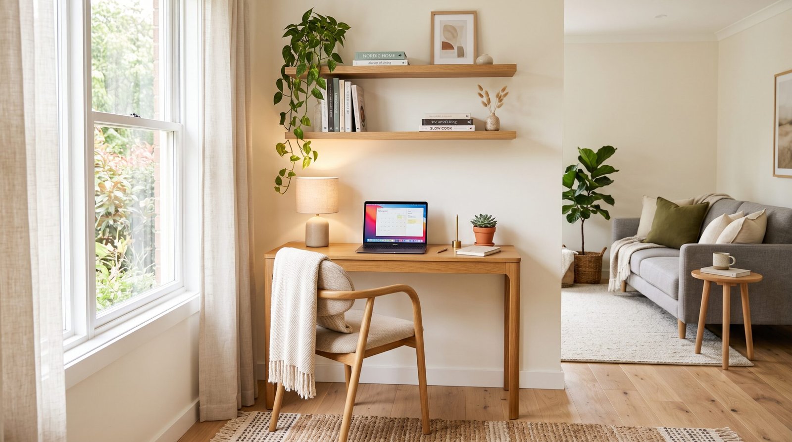 17 Small Home Office Ideas That Fit Into Any Living Room