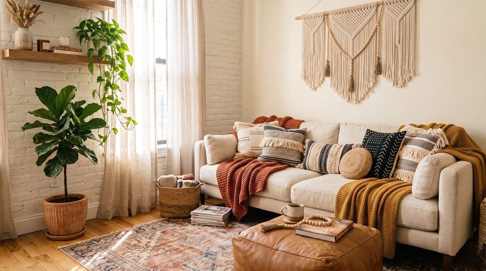 19 Boho Small Space Living Ideas Pinterest Users Love