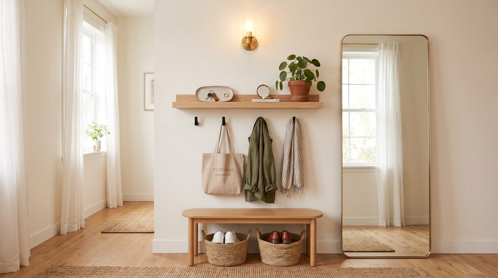 15 Small Entryway Ideas That Keep Apartments Organized