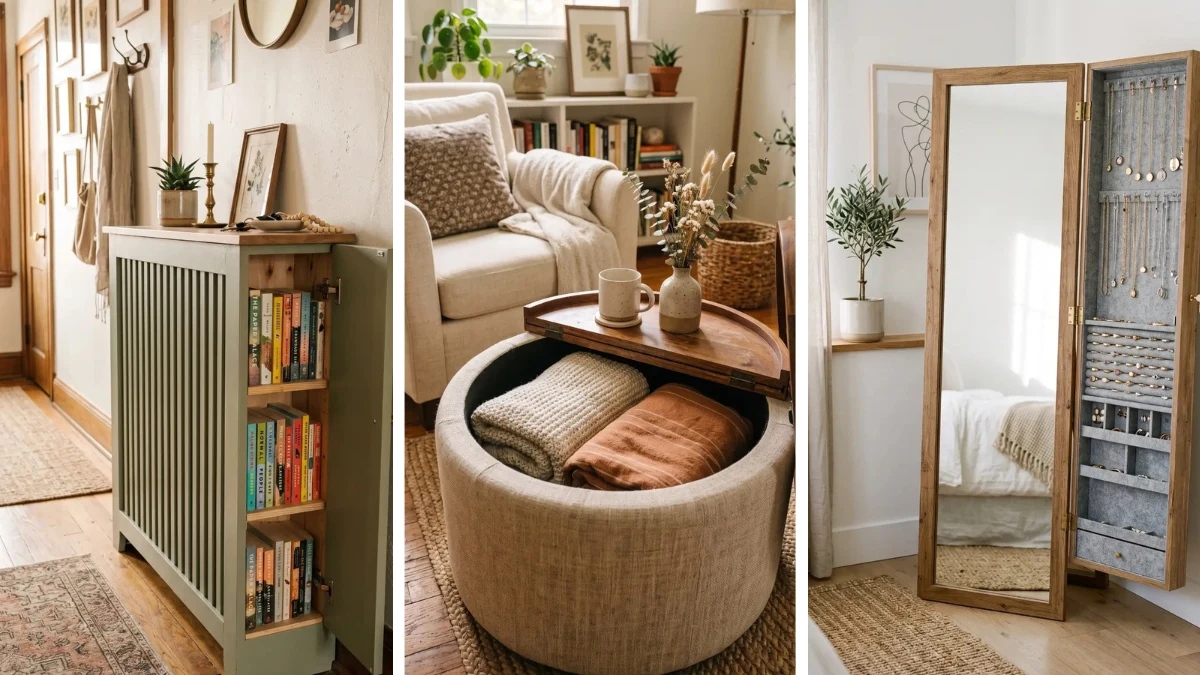 23 Hidden Storage Furniture Ideas That Keep Small Spaces Clutter-Free
