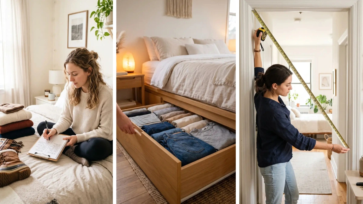 How to Choose a Storage Bed for a Small Bedroom Without Blocking Walkways