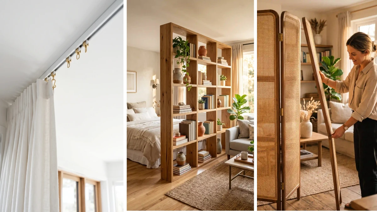 How to Create Privacy in a Studio Apartment Without Building Walls
