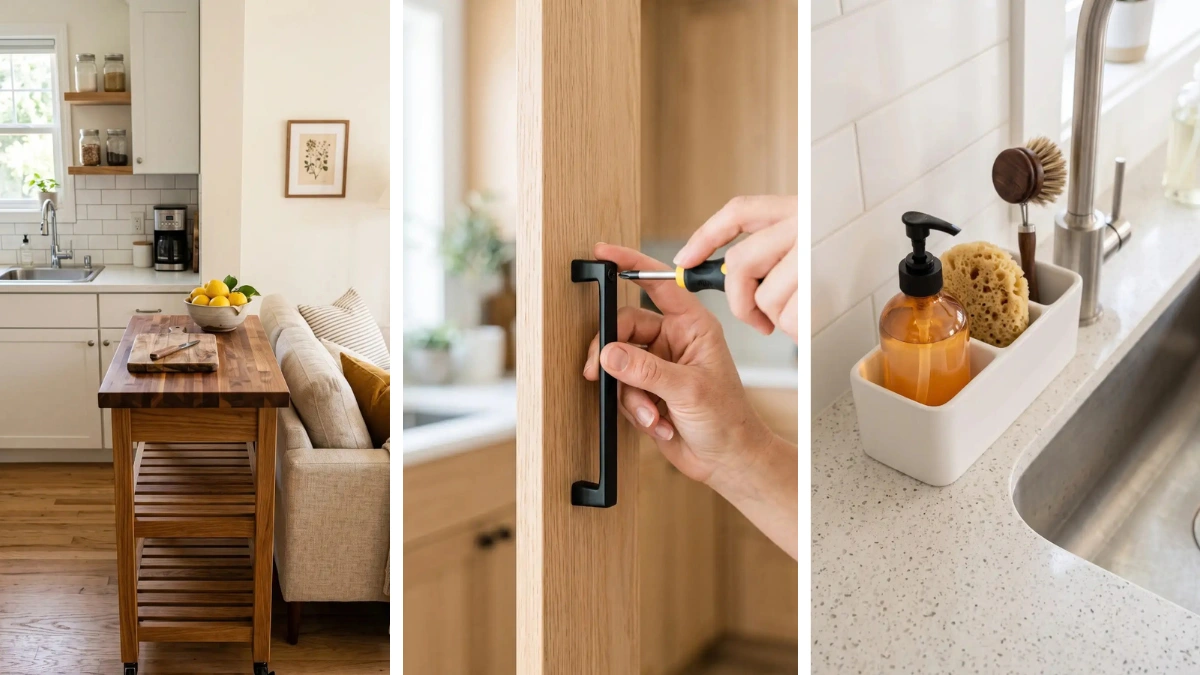 How To Decorate A Studio Apartment Kitchen So It Feels Like A Real Room