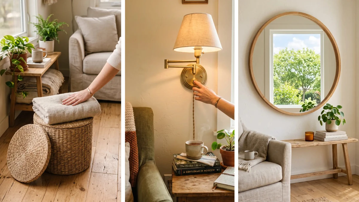 How to Feel Less Cramped in a Tiny Home in One Afternoon