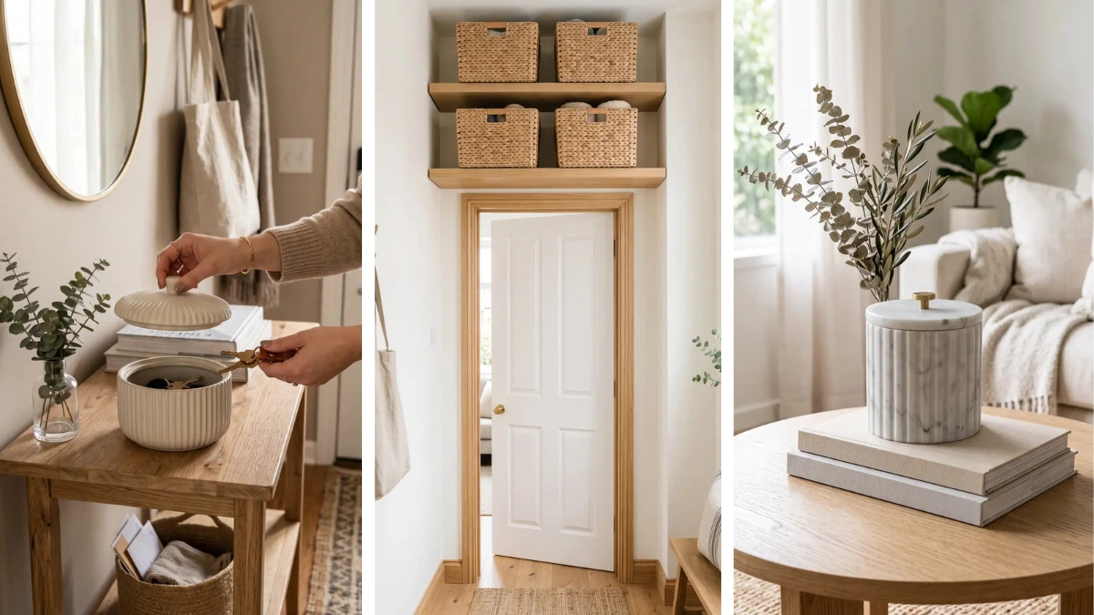 How to Hide Clutter in a Small Space Without Ruining Your Decor