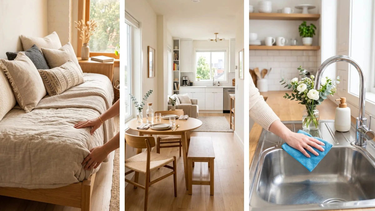 How To Host A Dinner Party In A Studio Apartment Without Chaos
