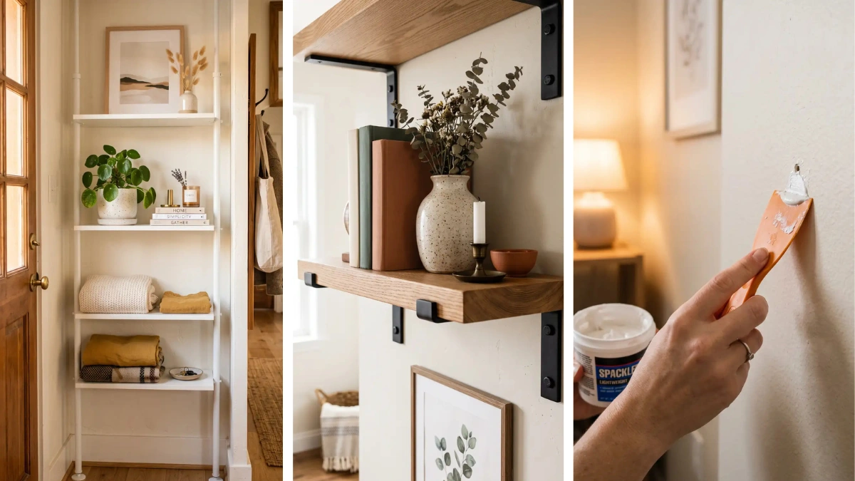 How to Install Wall Storage Without Damaging Rental Walls to Keep Your Security Deposit
