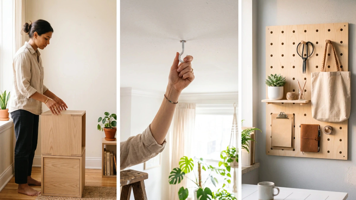 How to Use Vertical Space in a Small Apartment to Triple Your Storage