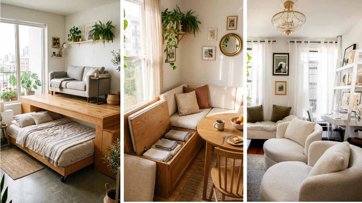 19 Micro Apartment Ideas Under 400 Sq Ft That Still Feel Livable and Open