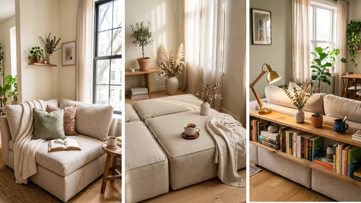 19 Modular Sofa Ideas For Tiny Homes That Adapt To Any Layout