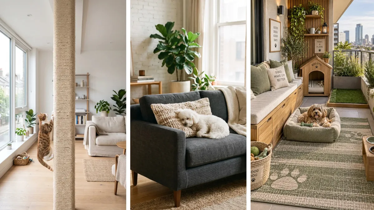  17 Studio Apartment Ideas For Pet Owners That Still Feel Calm