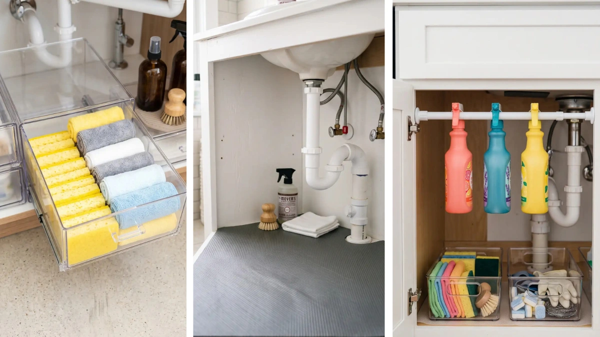 How to Organize Under the Sink Using Smart Under Sink Storage Hacks for Small Apartments