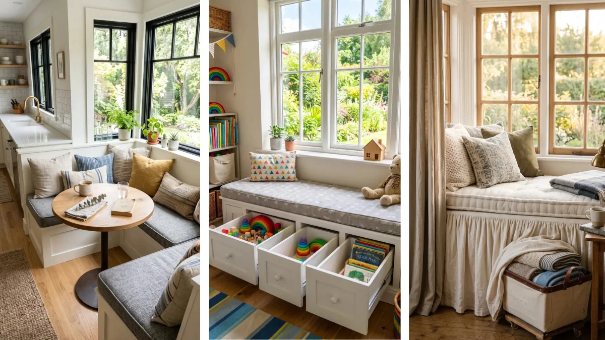 15 Window Seat Storage Ideas Small Space Homes Actually Use